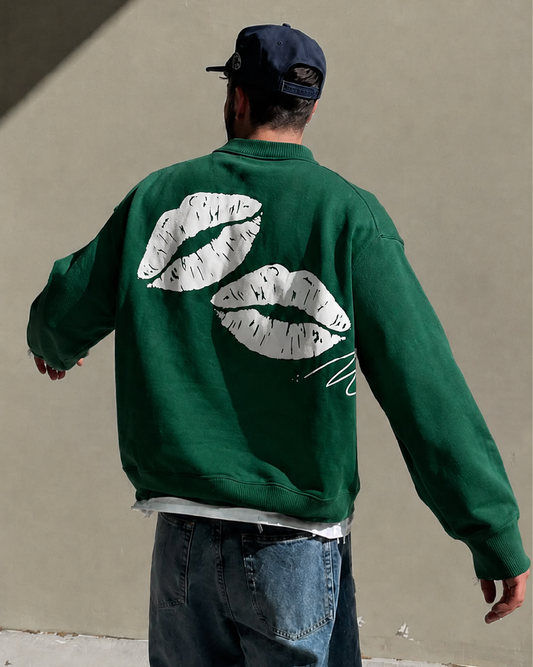 Takeover Crewneck - Pine Green