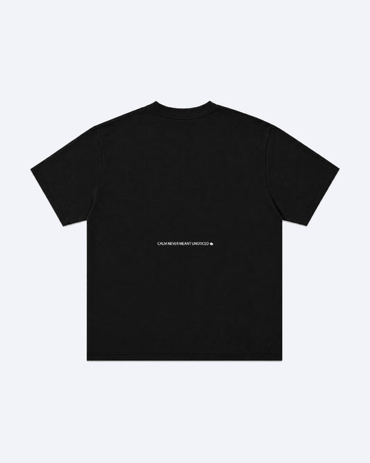 Calm Confidence Tee - Midnight Black