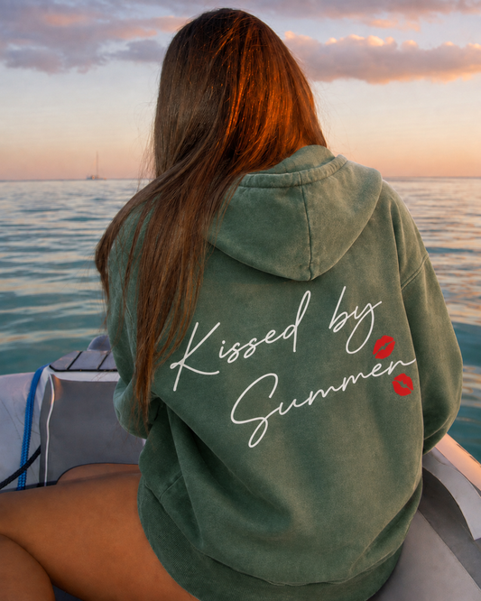 Kissed by Summer Hoodie - Summer Pine