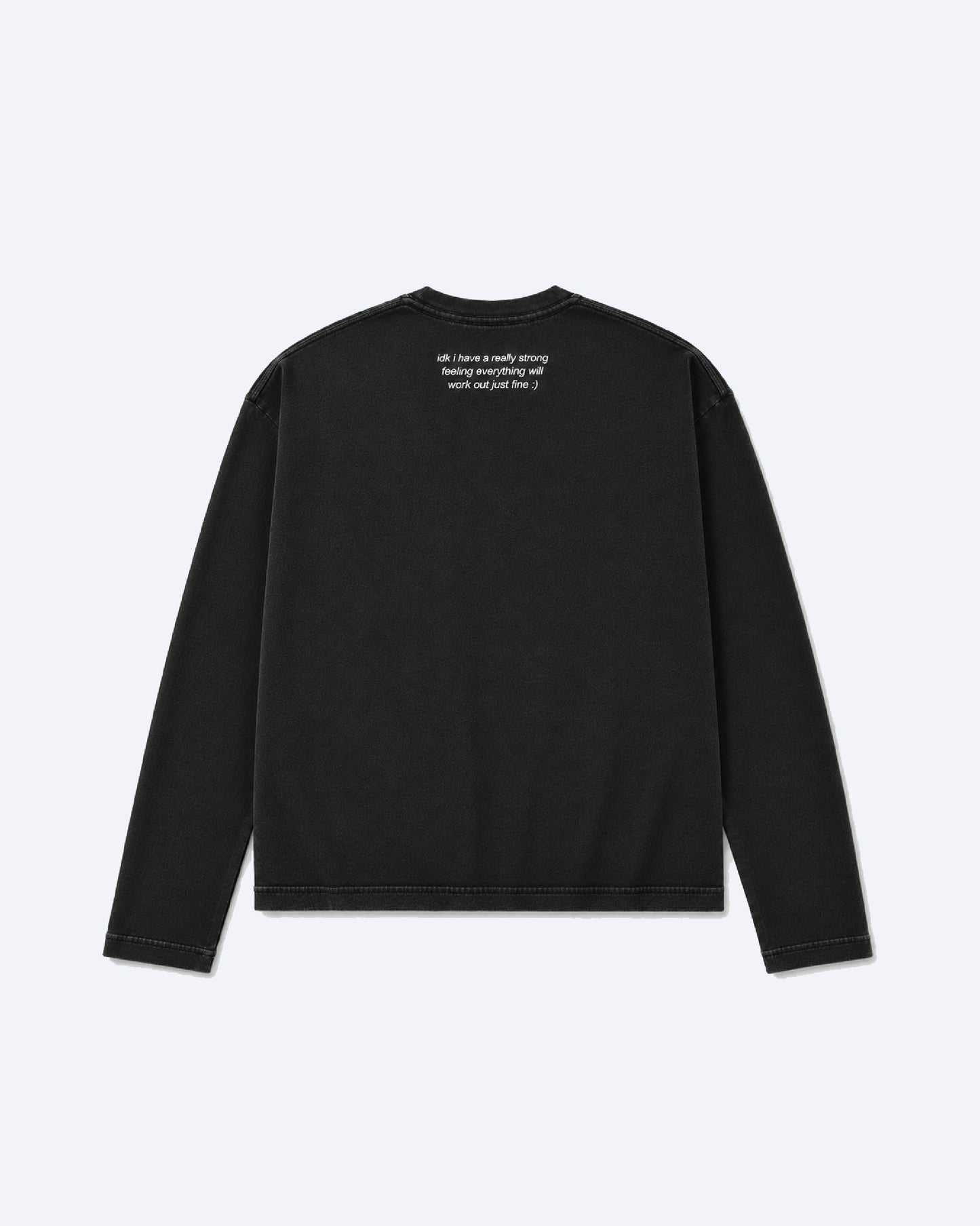 Solitude Dept Longsleeve Tee - Washed Charcoal