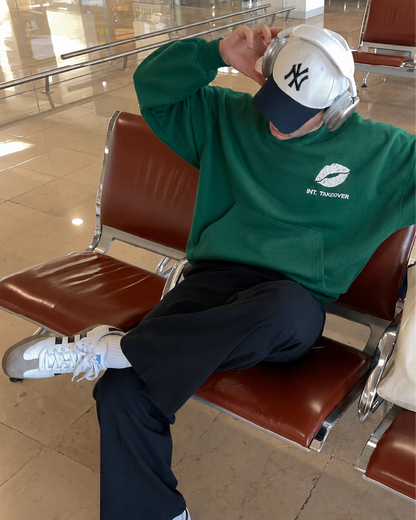 Takeover Crewneck - Pine Green