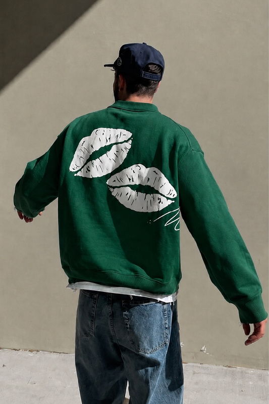 Takeover Crewneck - Pine Green