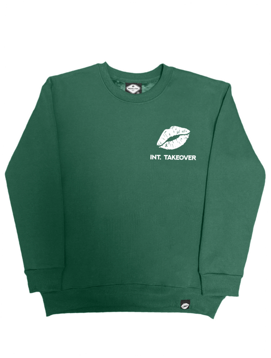 Takeover Crewneck - Pine Green