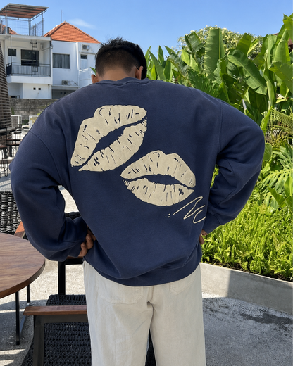Takeover Crewneck - Navy Blue