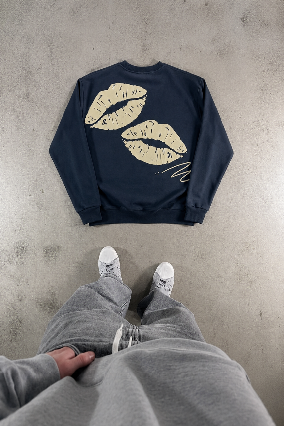 Takeover Crewneck - Navy Blue