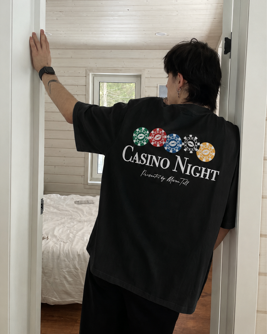 Casino Tshirt - Blackout