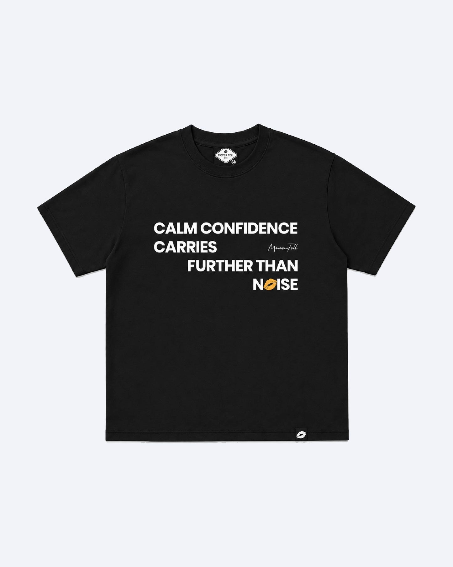 Calm Confidence Tee - Midnight Black