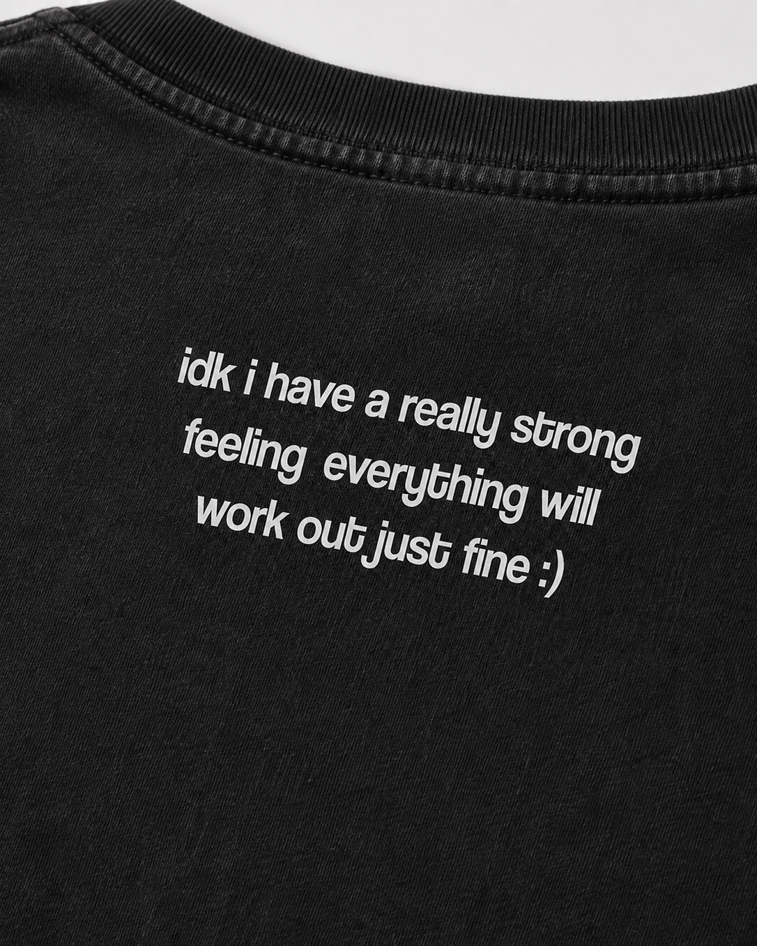 Solitude Dept Longsleeve Tee - Washed Charcoal