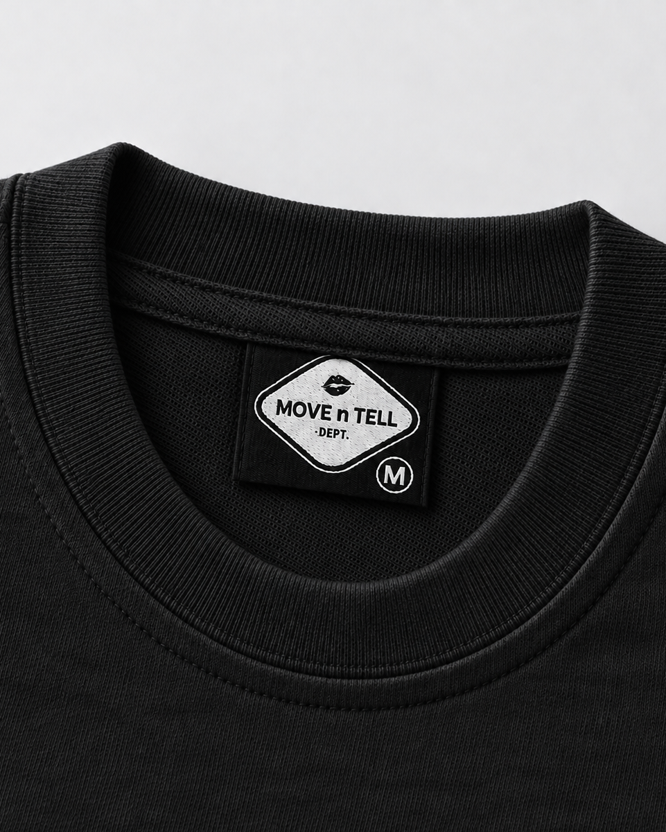 Solitude Dept Longsleeve Tee - Washed Charcoal