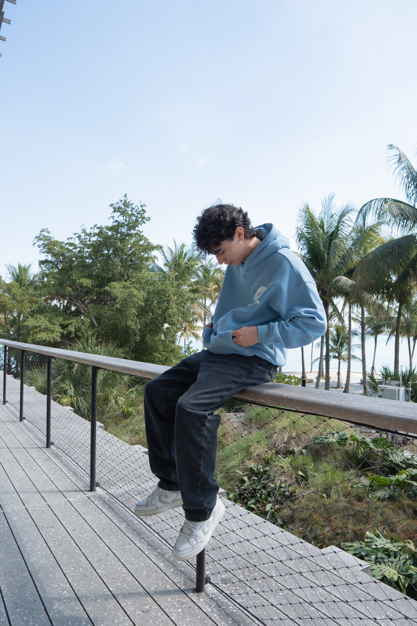 International Takeover Hoodie Baby Blue