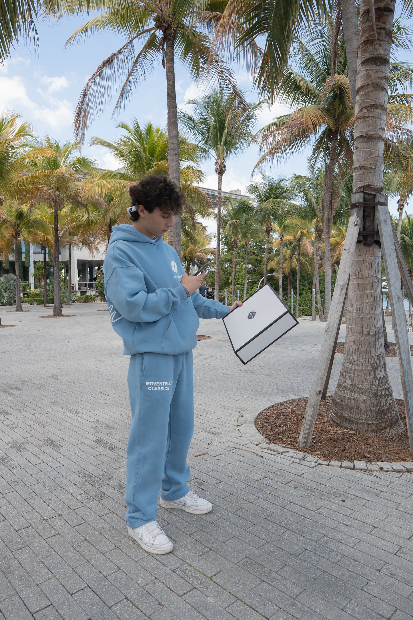 International Takeover Hoodie Baby Blue