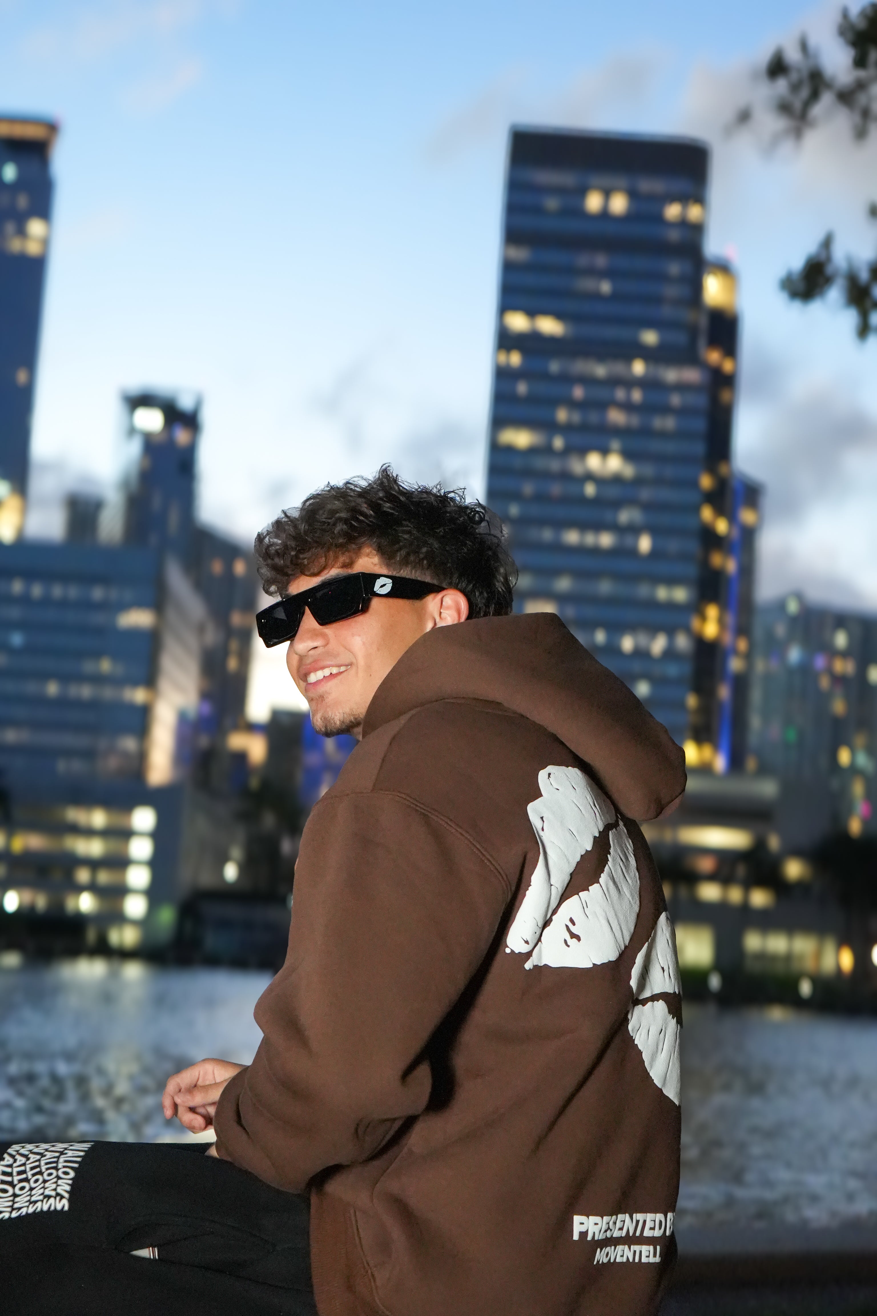 International Takeover Hoodie Coffee Brown