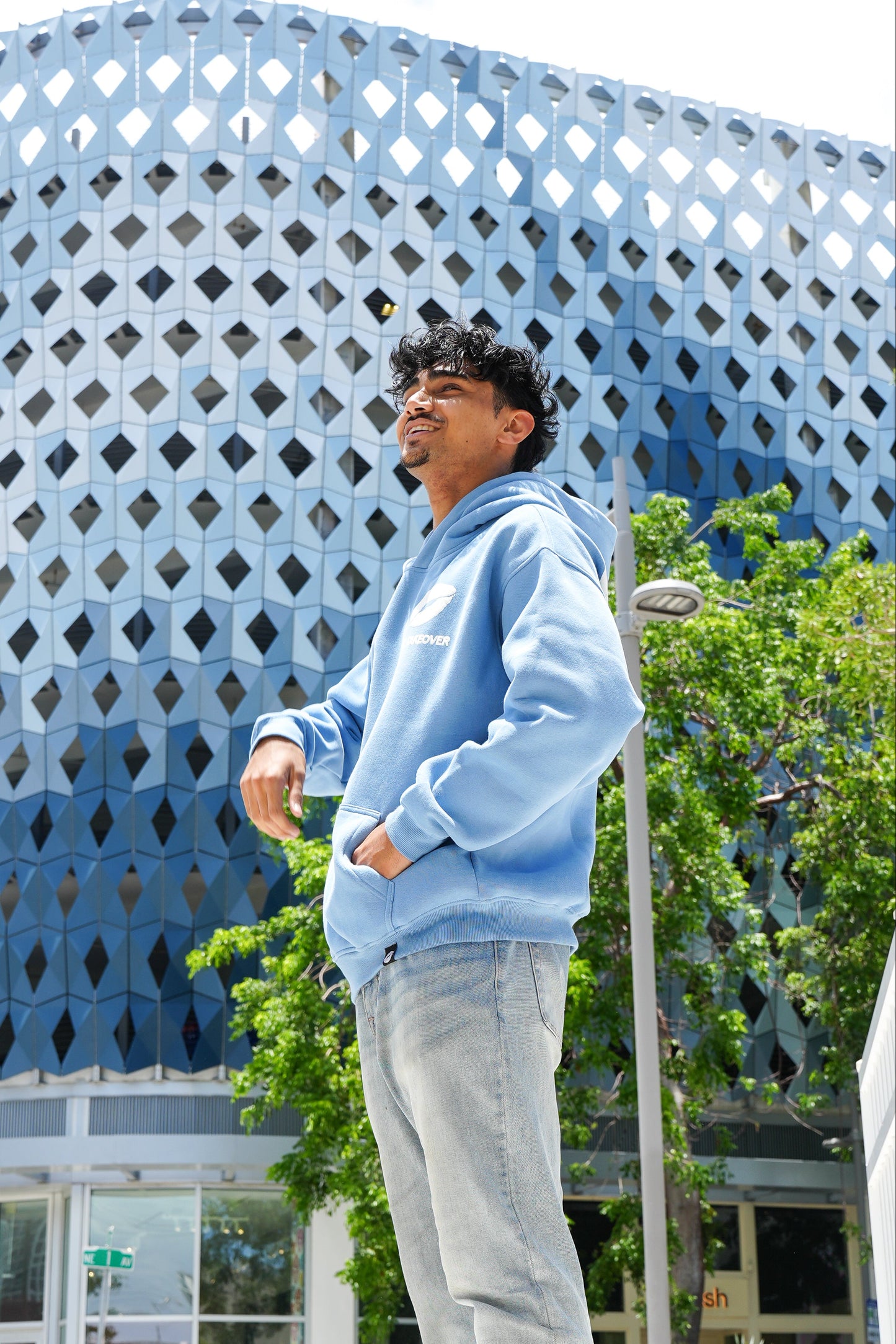 International Takeover Hoodie Baby Blue