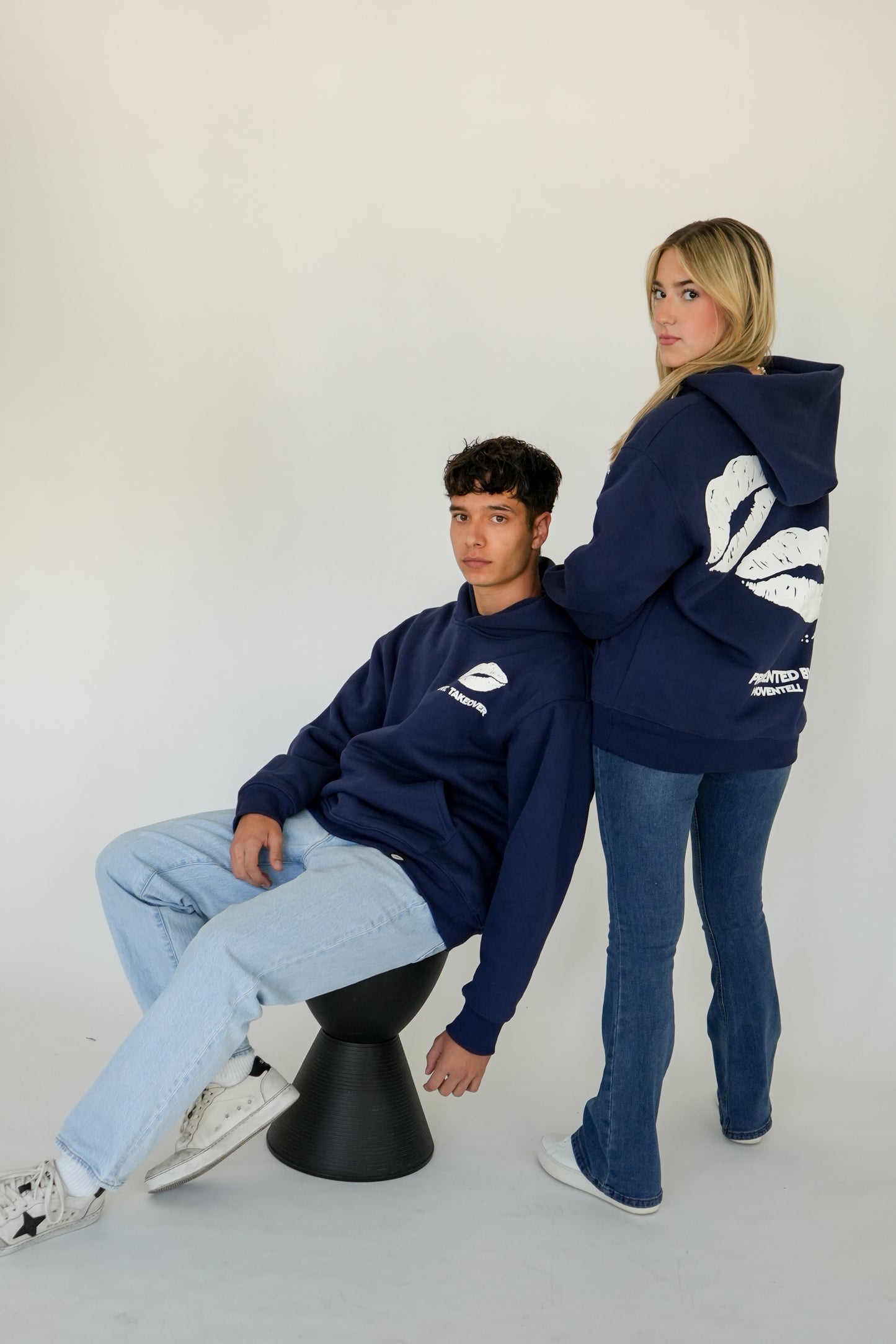 Takeover Hoodie - Navy Blue