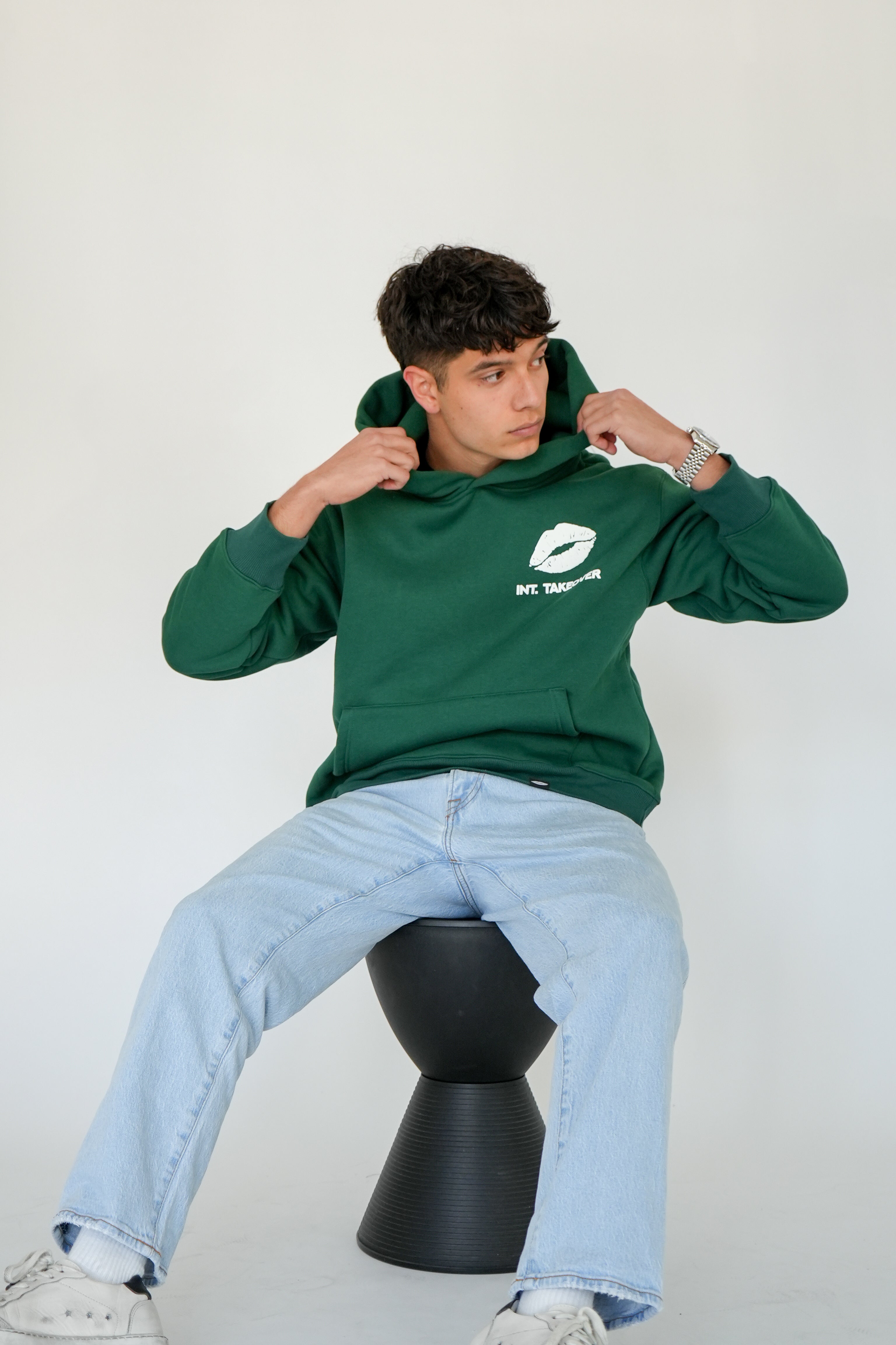 International Takeover Hoodie Pine Green