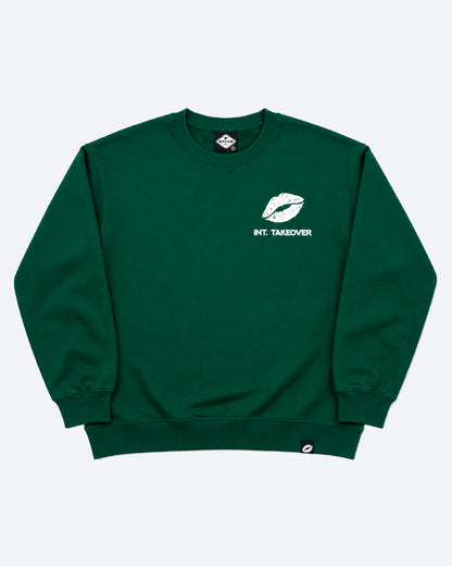 Takeover Crewneck - Pine Green