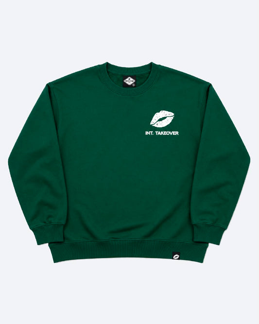 Takeover Crewneck - Pine Green