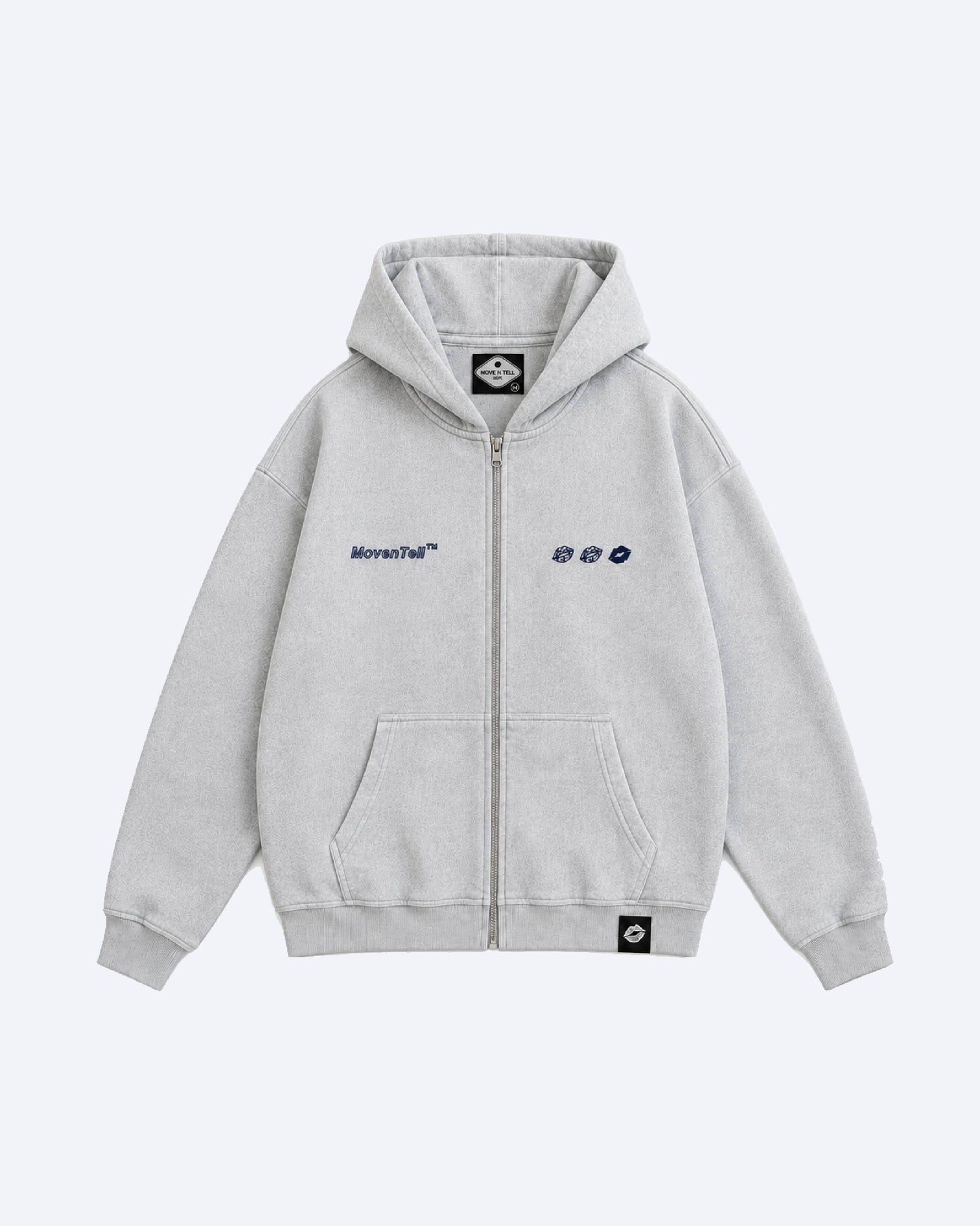 Good Stuff Zip-Up Hoodie - Heather Gray