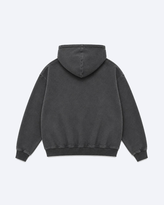 Good Things Zip-Up Hoodie - Washed Charcoal