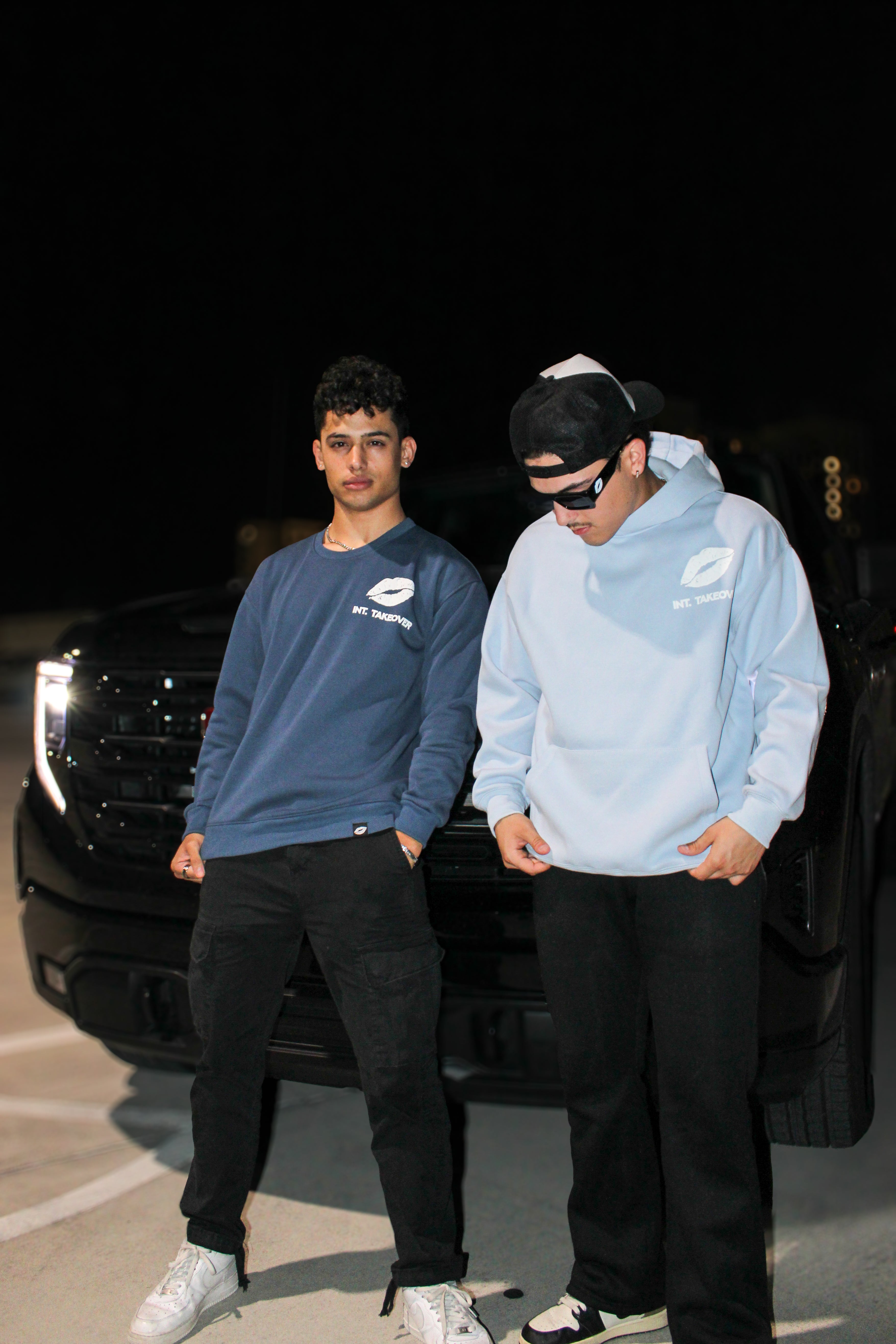 International Takeover Navy Blue Crewneck