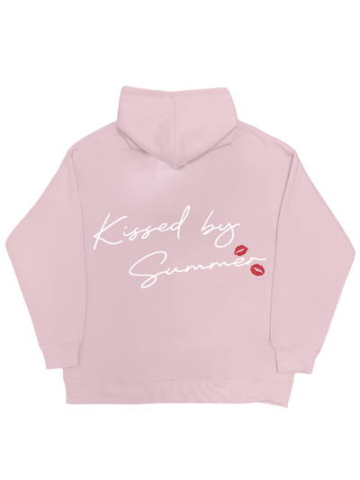 Kissed by Summer Pastel Pink Hoodie