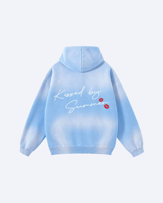 Kissed by Summer Hoodie - Summer Sky