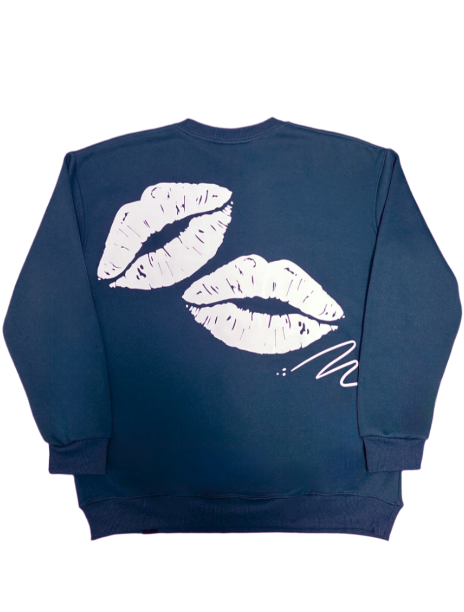 International Takeover Navy Blue Crewneck